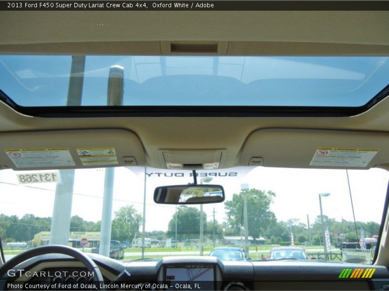 Oxford White / Adobe 2013 Ford F450 Super Duty Lariat Crew Cab 4x4