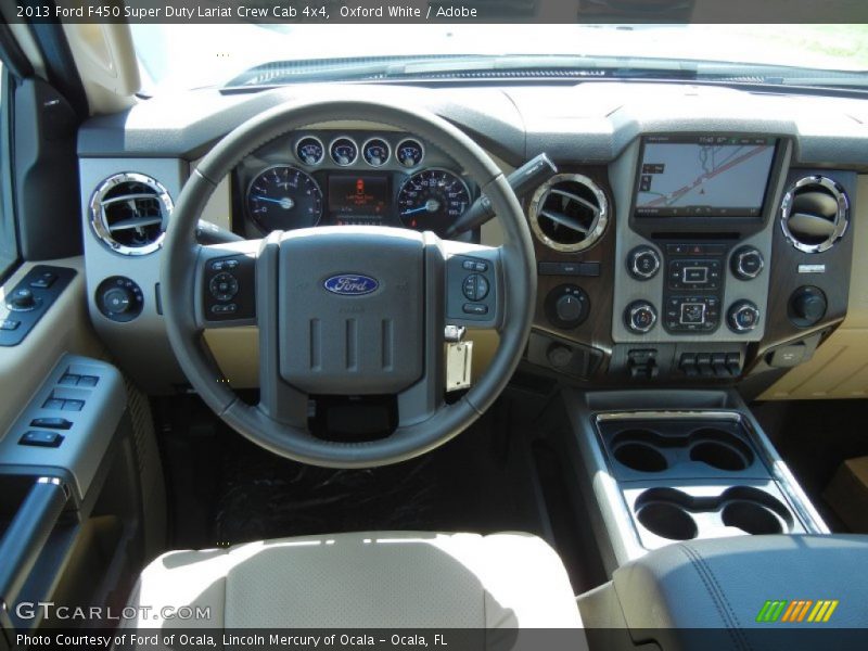 Dashboard of 2013 F450 Super Duty Lariat Crew Cab 4x4