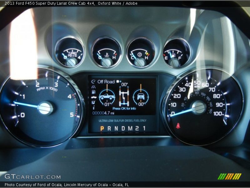 2013 F450 Super Duty Lariat Crew Cab 4x4 Lariat Crew Cab 4x4 Gauges