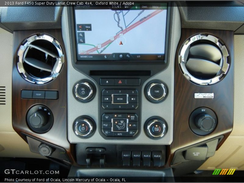 Controls of 2013 F450 Super Duty Lariat Crew Cab 4x4