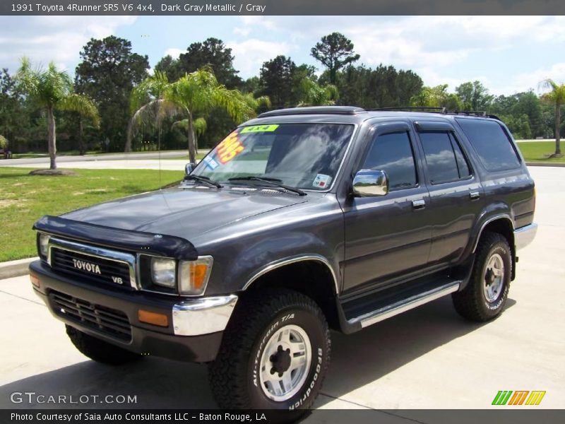 Dark Gray Metallic / Gray 1991 Toyota 4Runner SR5 V6 4x4