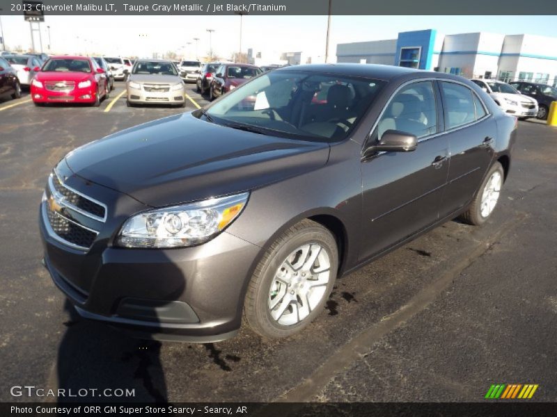 Taupe Gray Metallic / Jet Black/Titanium 2013 Chevrolet Malibu LT