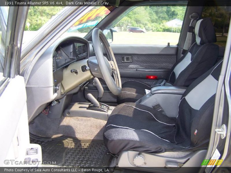 Dark Gray Metallic / Gray 1991 Toyota 4Runner SR5 V6 4x4