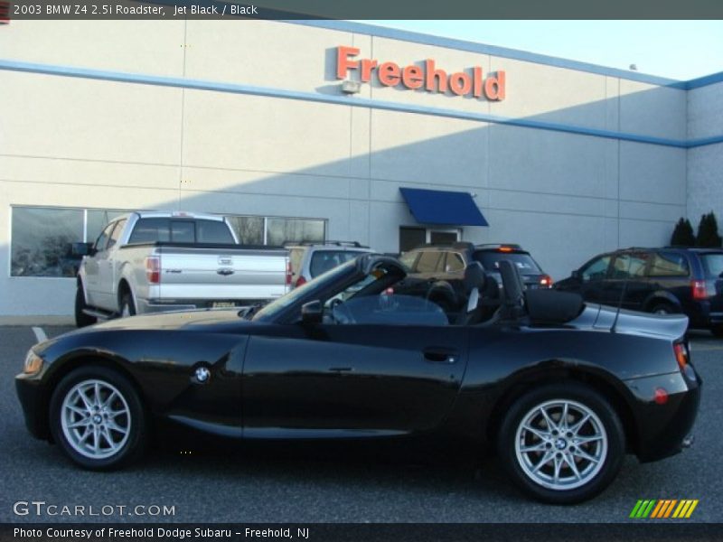 Jet Black / Black 2003 BMW Z4 2.5i Roadster