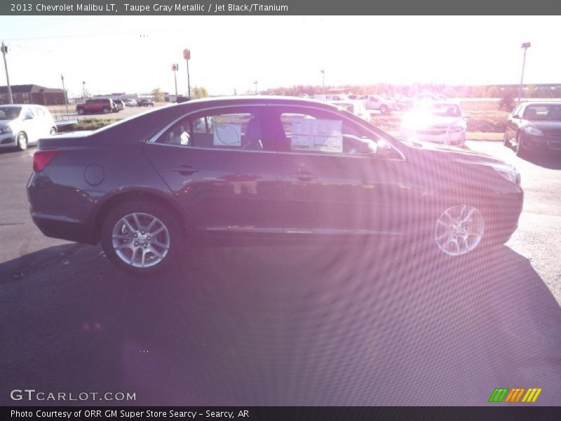 Taupe Gray Metallic / Jet Black/Titanium 2013 Chevrolet Malibu LT