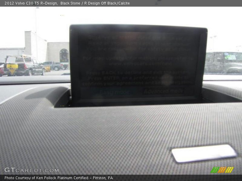 Black Stone / R Design Off Black/Calcite 2012 Volvo C30 T5 R-Design