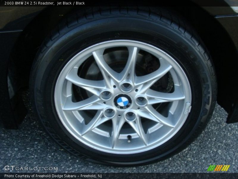 Jet Black / Black 2003 BMW Z4 2.5i Roadster