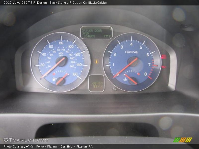 Black Stone / R Design Off Black/Calcite 2012 Volvo C30 T5 R-Design