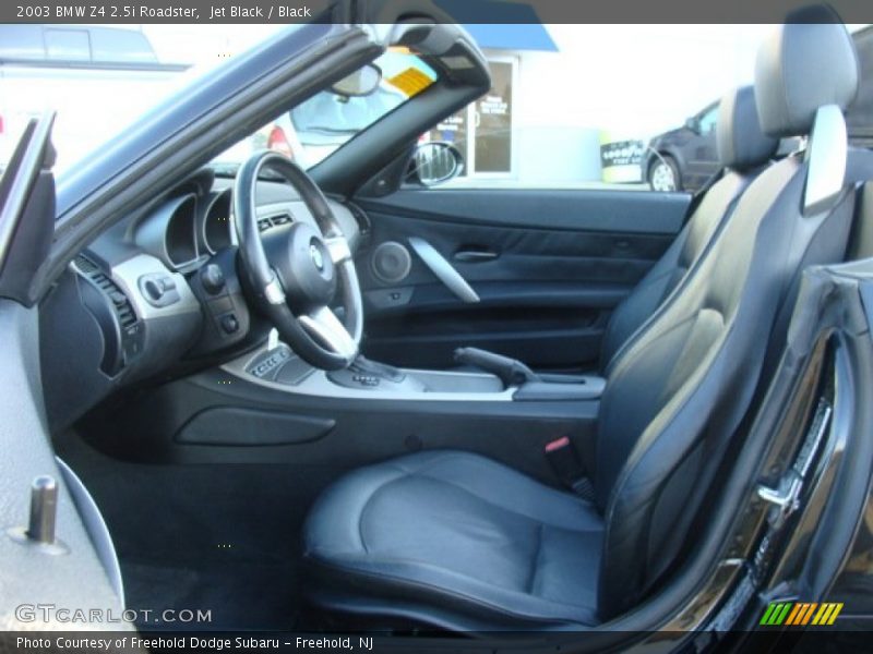 Jet Black / Black 2003 BMW Z4 2.5i Roadster