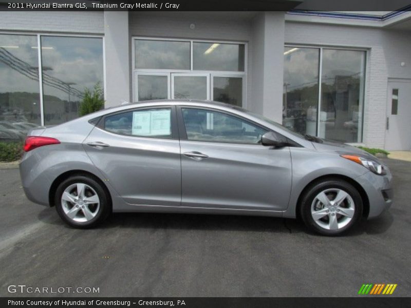 Titanium Gray Metallic / Gray 2011 Hyundai Elantra GLS