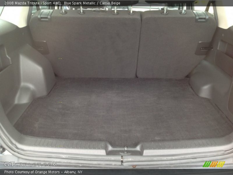 Blue Spark Metallic / Camel Beige 2008 Mazda Tribute i Sport 4WD