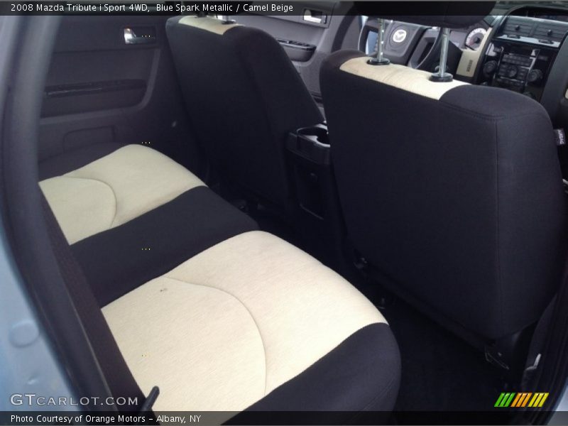 Blue Spark Metallic / Camel Beige 2008 Mazda Tribute i Sport 4WD