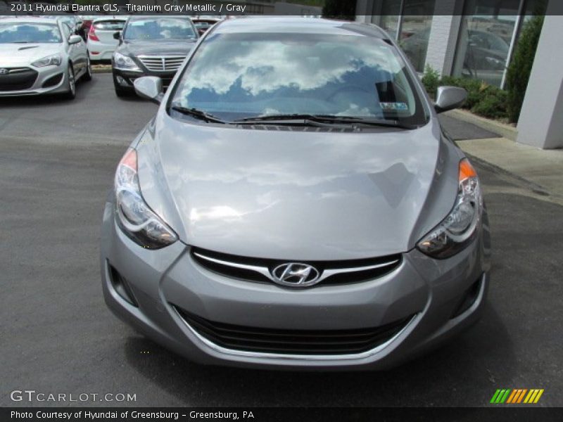 Titanium Gray Metallic / Gray 2011 Hyundai Elantra GLS
