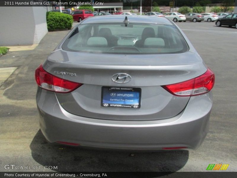 Titanium Gray Metallic / Gray 2011 Hyundai Elantra GLS