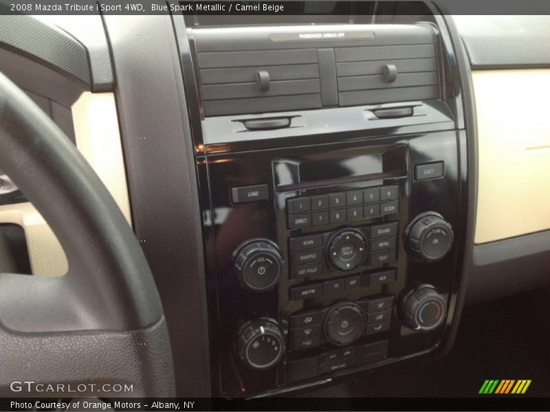 Blue Spark Metallic / Camel Beige 2008 Mazda Tribute i Sport 4WD