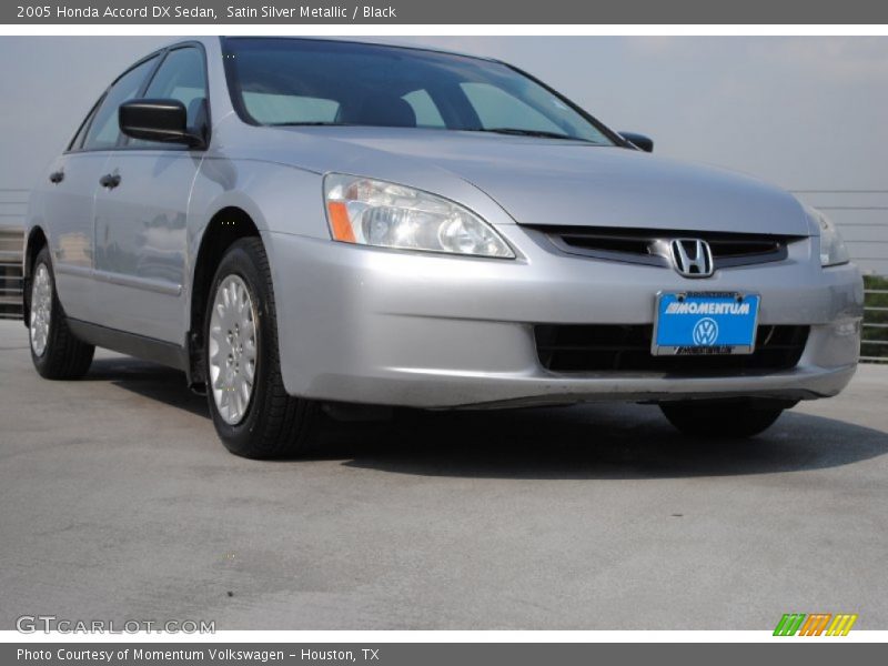 Satin Silver Metallic / Black 2005 Honda Accord DX Sedan