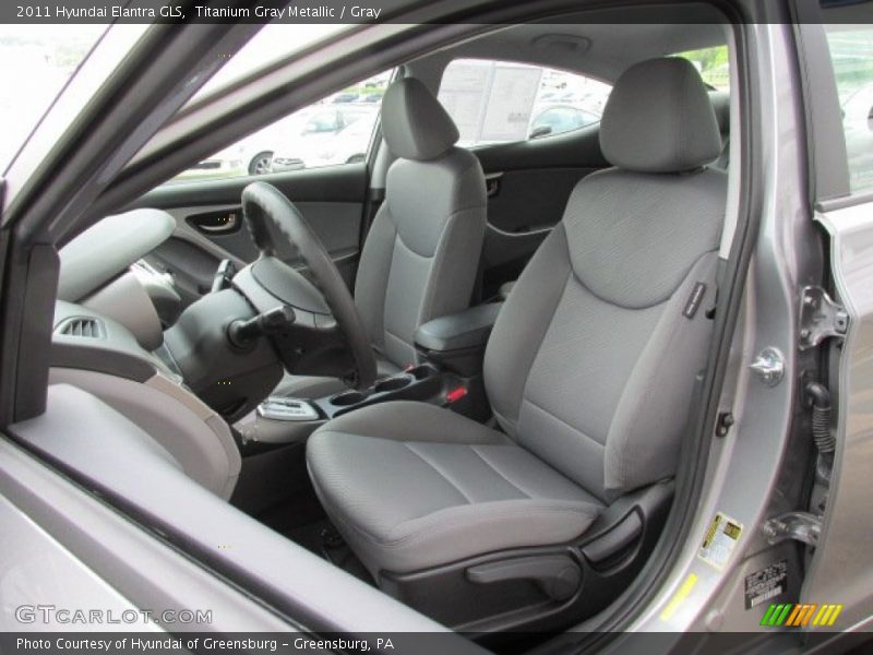 Titanium Gray Metallic / Gray 2011 Hyundai Elantra GLS