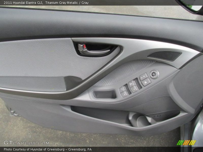 Titanium Gray Metallic / Gray 2011 Hyundai Elantra GLS