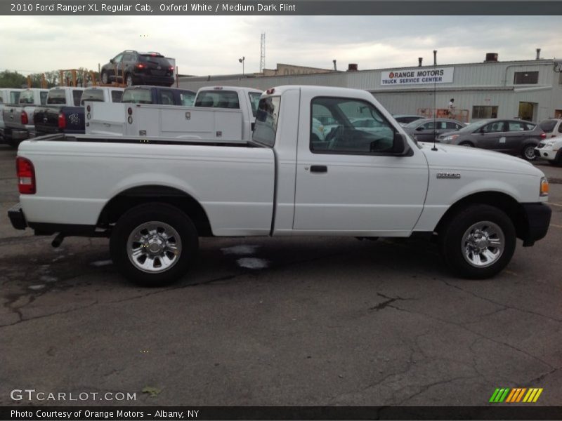 Oxford White / Medium Dark Flint 2010 Ford Ranger XL Regular Cab