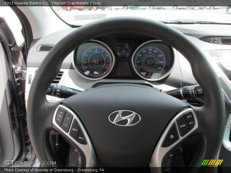 Titanium Gray Metallic / Gray 2011 Hyundai Elantra GLS