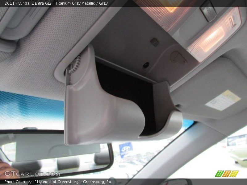 Titanium Gray Metallic / Gray 2011 Hyundai Elantra GLS