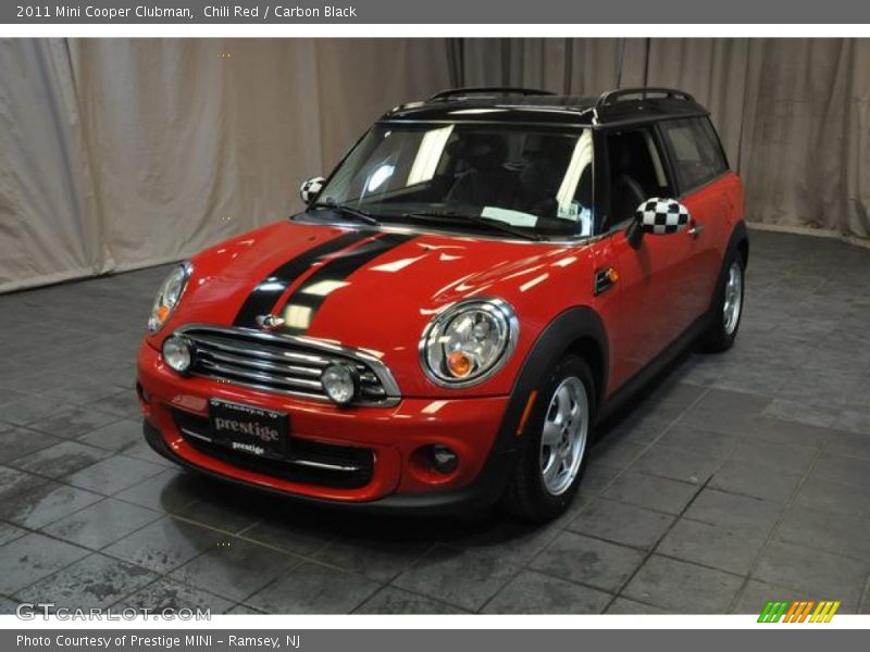 Chili Red / Carbon Black 2011 Mini Cooper Clubman