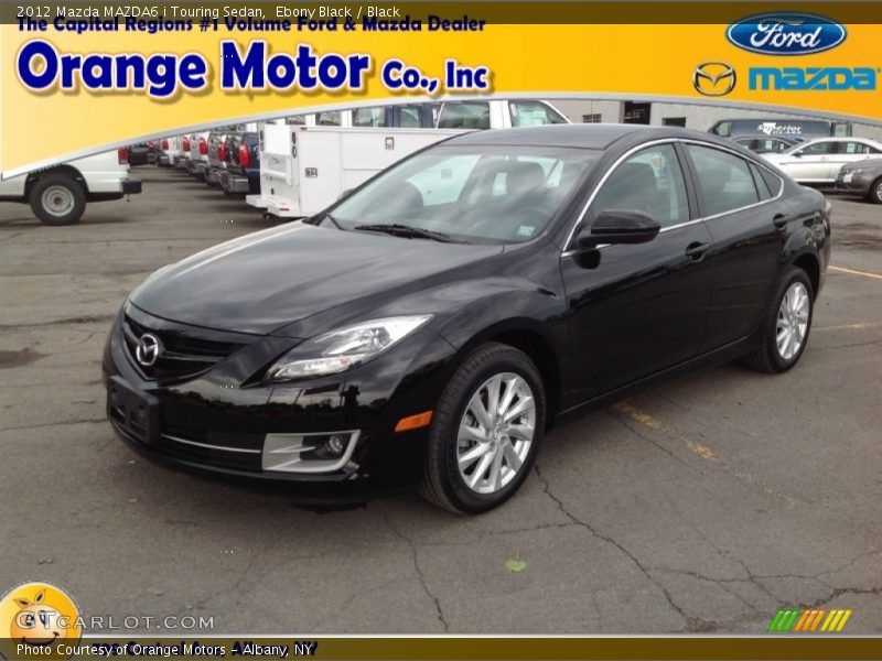 Ebony Black / Black 2012 Mazda MAZDA6 i Touring Sedan