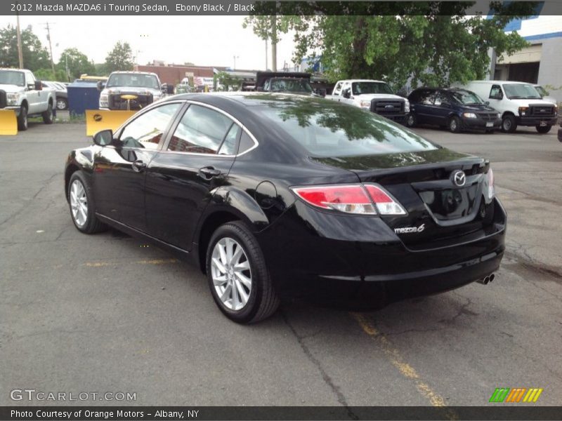 Ebony Black / Black 2012 Mazda MAZDA6 i Touring Sedan