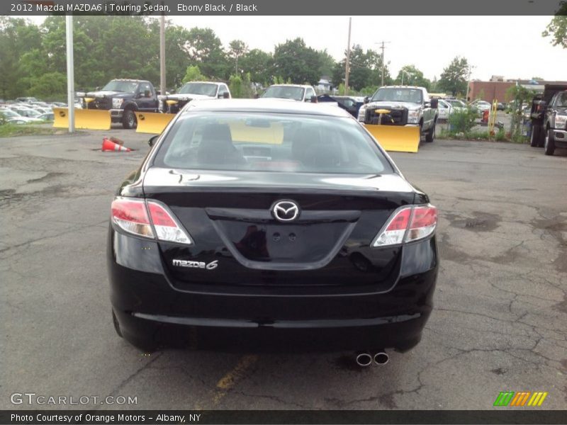 Ebony Black / Black 2012 Mazda MAZDA6 i Touring Sedan