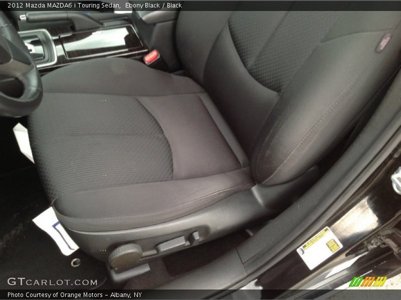 Ebony Black / Black 2012 Mazda MAZDA6 i Touring Sedan