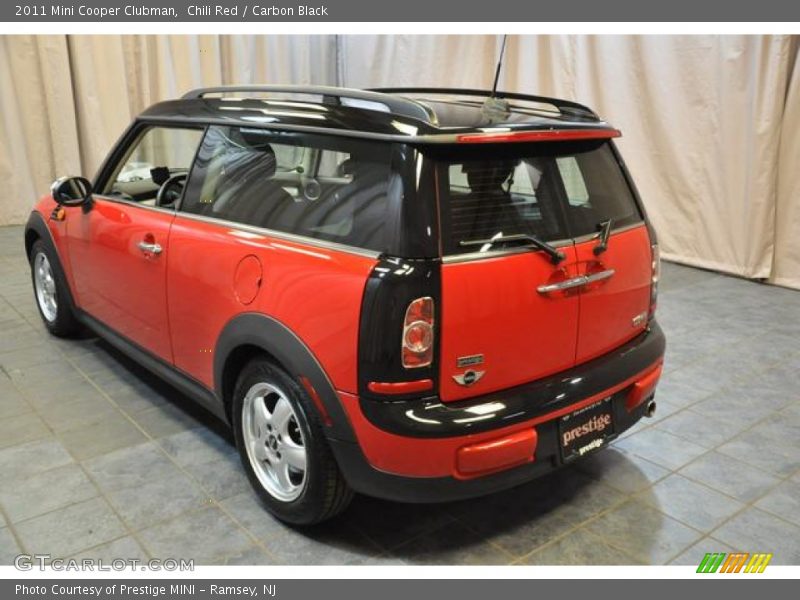 Chili Red / Carbon Black 2011 Mini Cooper Clubman