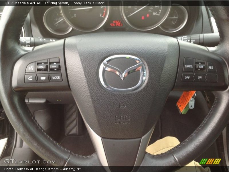 Ebony Black / Black 2012 Mazda MAZDA6 i Touring Sedan