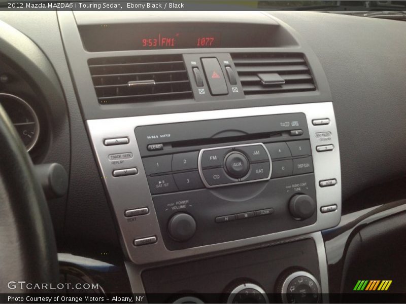 Ebony Black / Black 2012 Mazda MAZDA6 i Touring Sedan