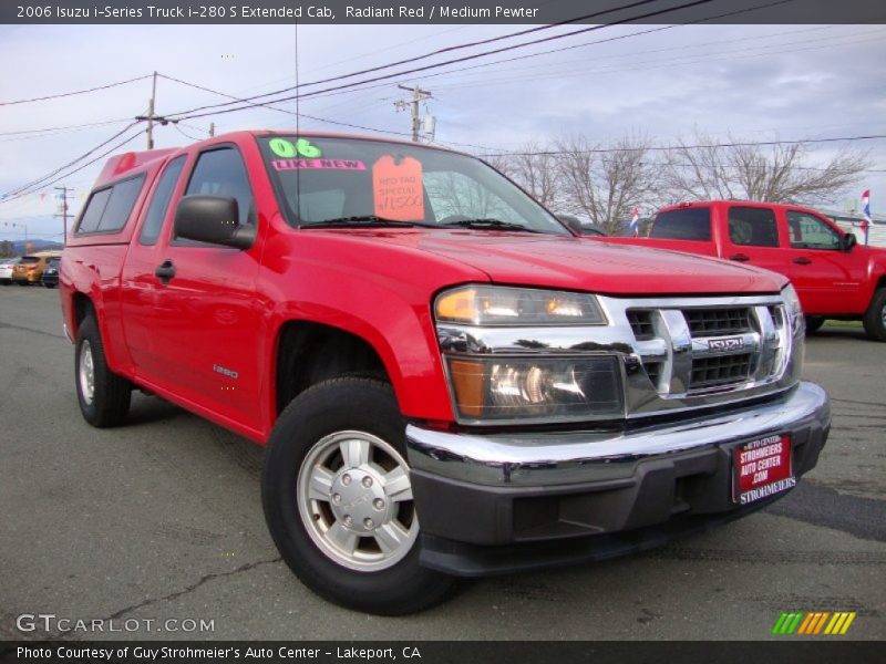 Radiant Red / Medium Pewter 2006 Isuzu i-Series Truck i-280 S Extended Cab