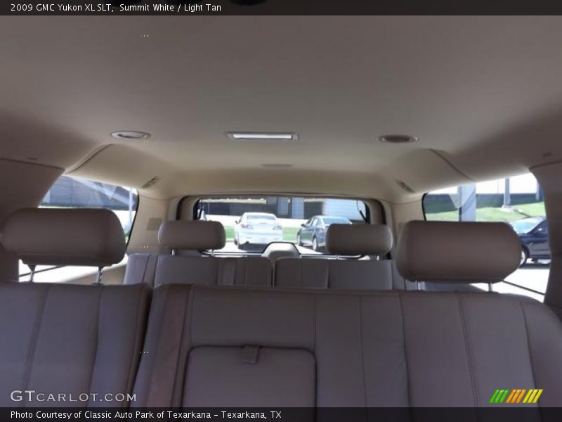 Summit White / Light Tan 2009 GMC Yukon XL SLT