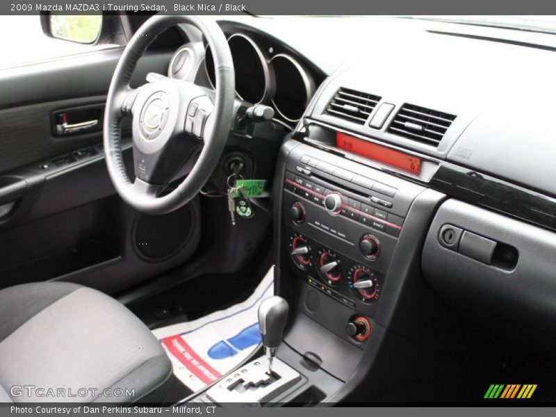 Black Mica / Black 2009 Mazda MAZDA3 i Touring Sedan