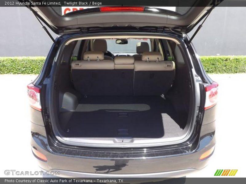 Twilight Black / Beige 2012 Hyundai Santa Fe Limited