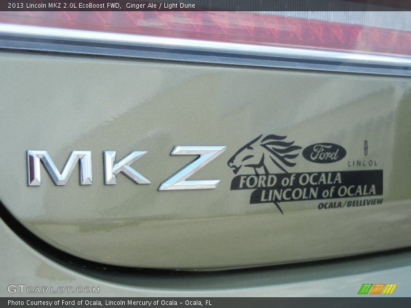 Ginger Ale / Light Dune 2013 Lincoln MKZ 2.0L EcoBoost FWD