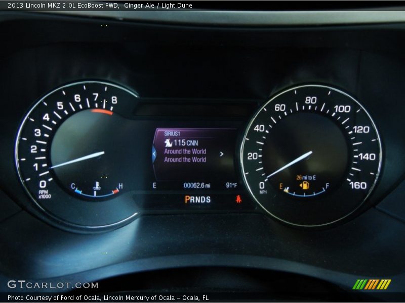  2013 MKZ 2.0L EcoBoost FWD 2.0L EcoBoost FWD Gauges