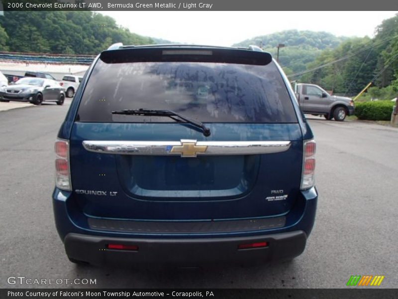Bermuda Green Metallic / Light Gray 2006 Chevrolet Equinox LT AWD
