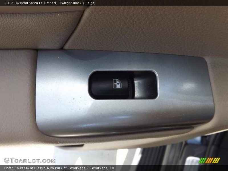 Twilight Black / Beige 2012 Hyundai Santa Fe Limited