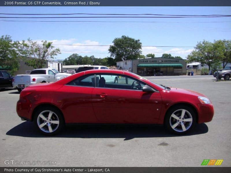 Crimson Red / Ebony 2006 Pontiac G6 GTP Convertible
