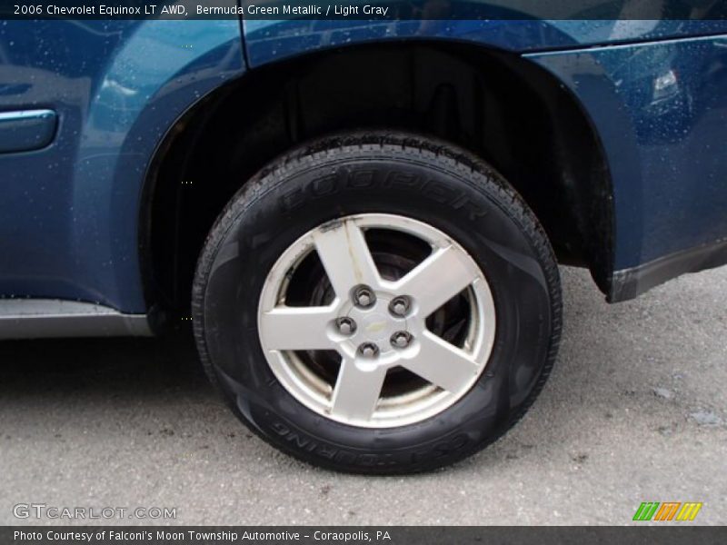Bermuda Green Metallic / Light Gray 2006 Chevrolet Equinox LT AWD