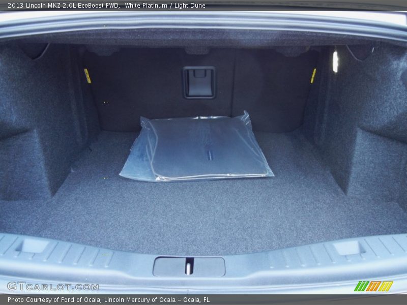 White Platinum / Light Dune 2013 Lincoln MKZ 2.0L EcoBoost FWD