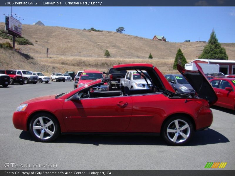 Crimson Red / Ebony 2006 Pontiac G6 GTP Convertible