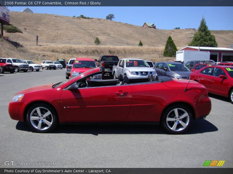 Crimson Red / Ebony 2006 Pontiac G6 GTP Convertible