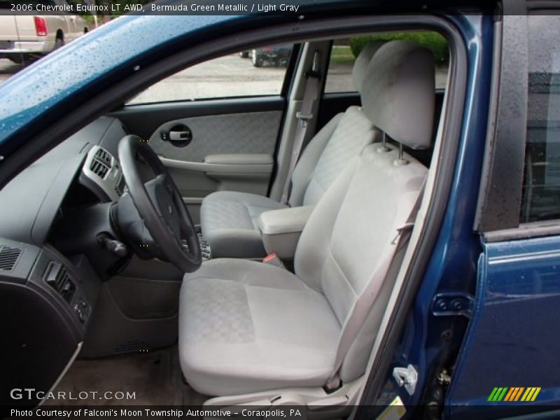 Bermuda Green Metallic / Light Gray 2006 Chevrolet Equinox LT AWD