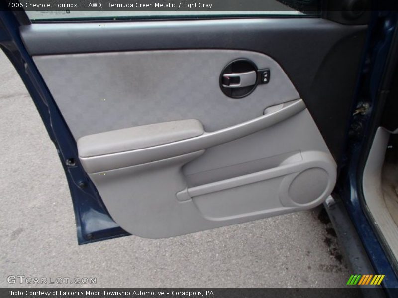 Bermuda Green Metallic / Light Gray 2006 Chevrolet Equinox LT AWD