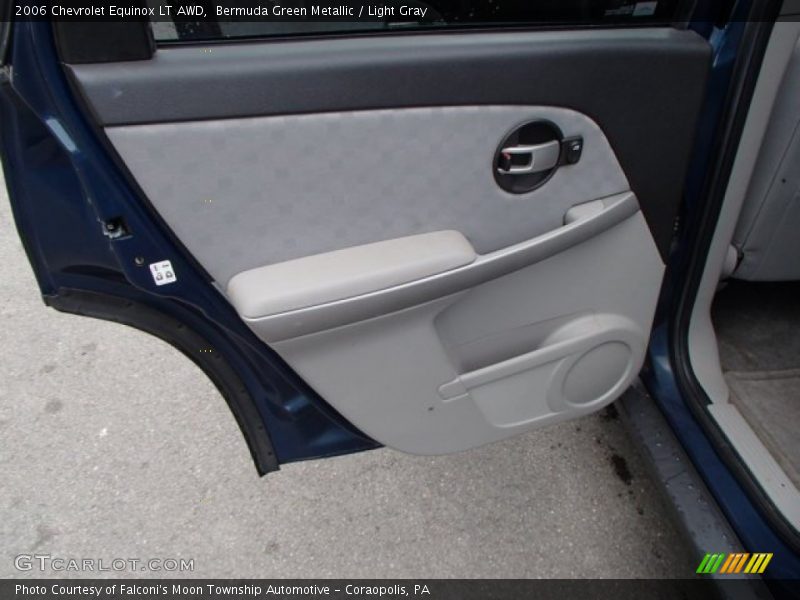 Bermuda Green Metallic / Light Gray 2006 Chevrolet Equinox LT AWD