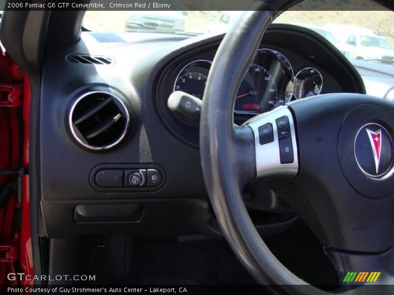 Crimson Red / Ebony 2006 Pontiac G6 GTP Convertible